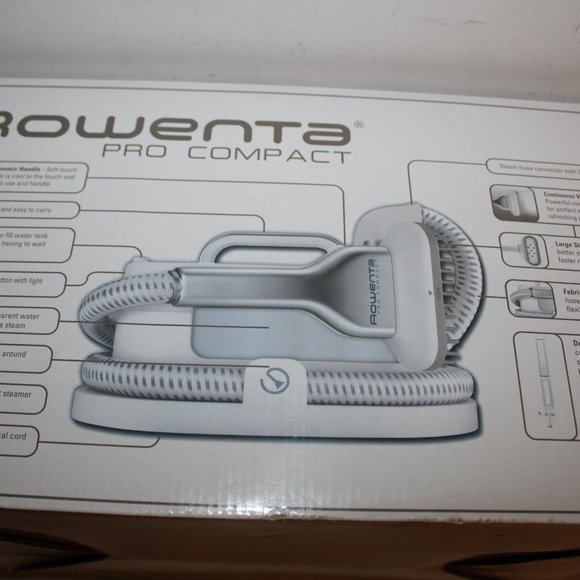 rowenta is1430 pro compact garment and fabric steamer with accessories